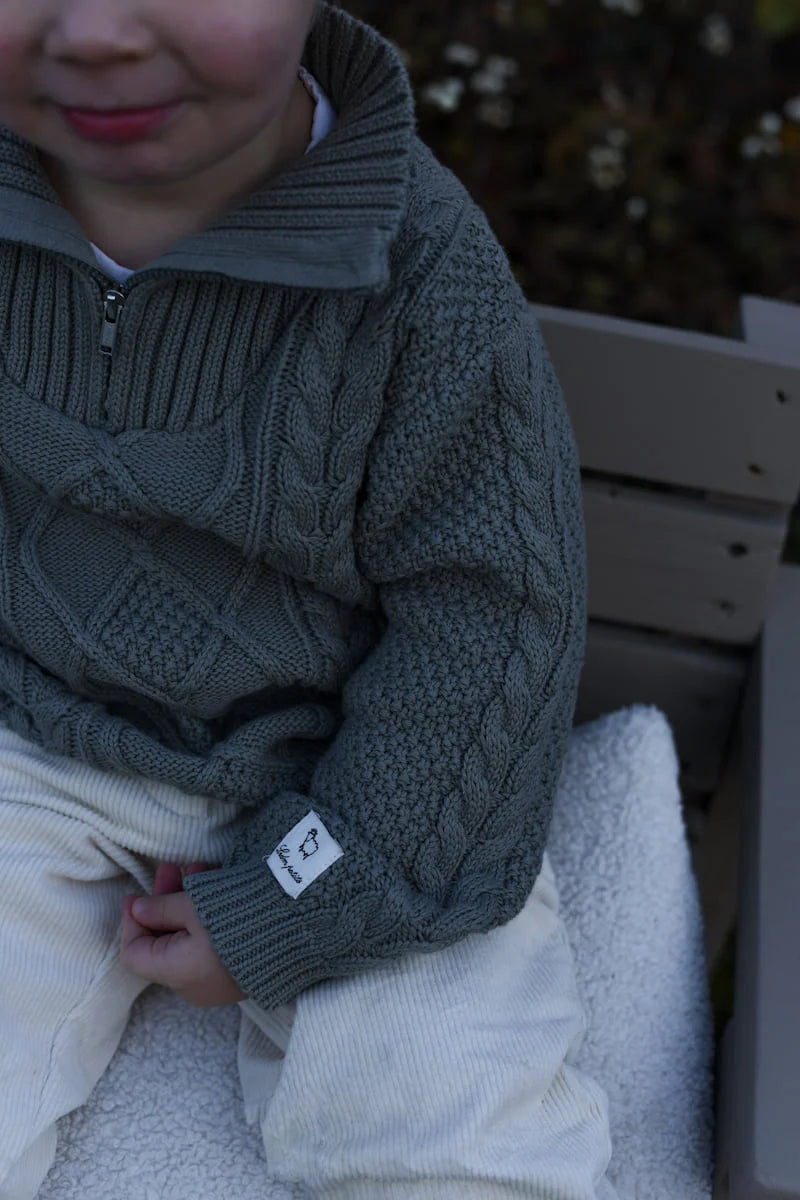 LRDM petits - pullover Alex - pine green