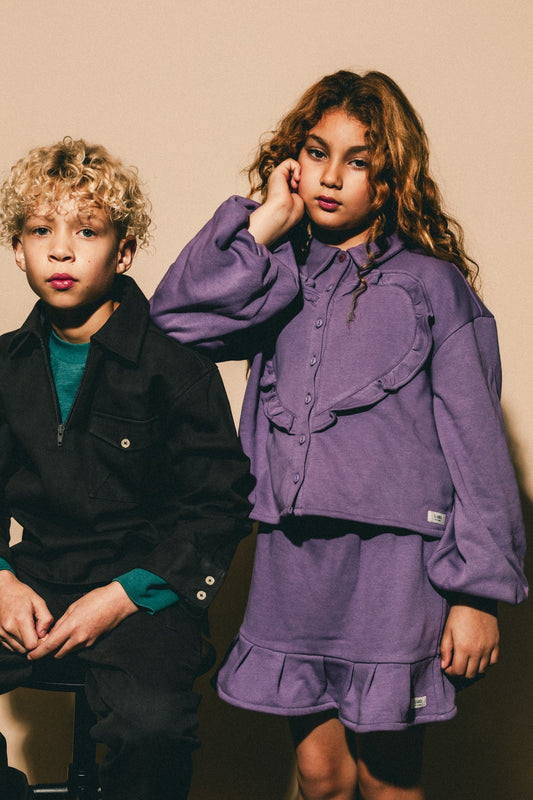 Labo - sweat skirt Nerima - purple sage