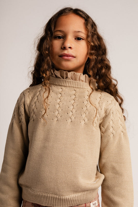 Baje Studio - sweater Vallon - sand desert