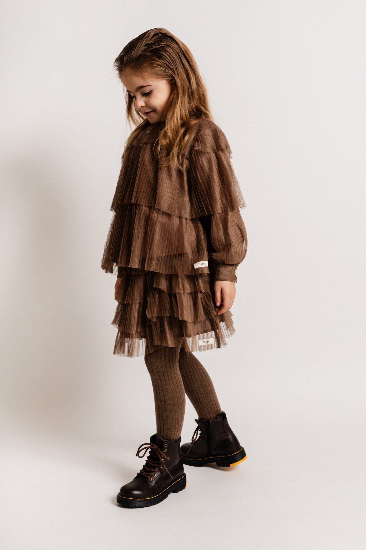 Baje Studio - blouse Meyrin - brown cacao