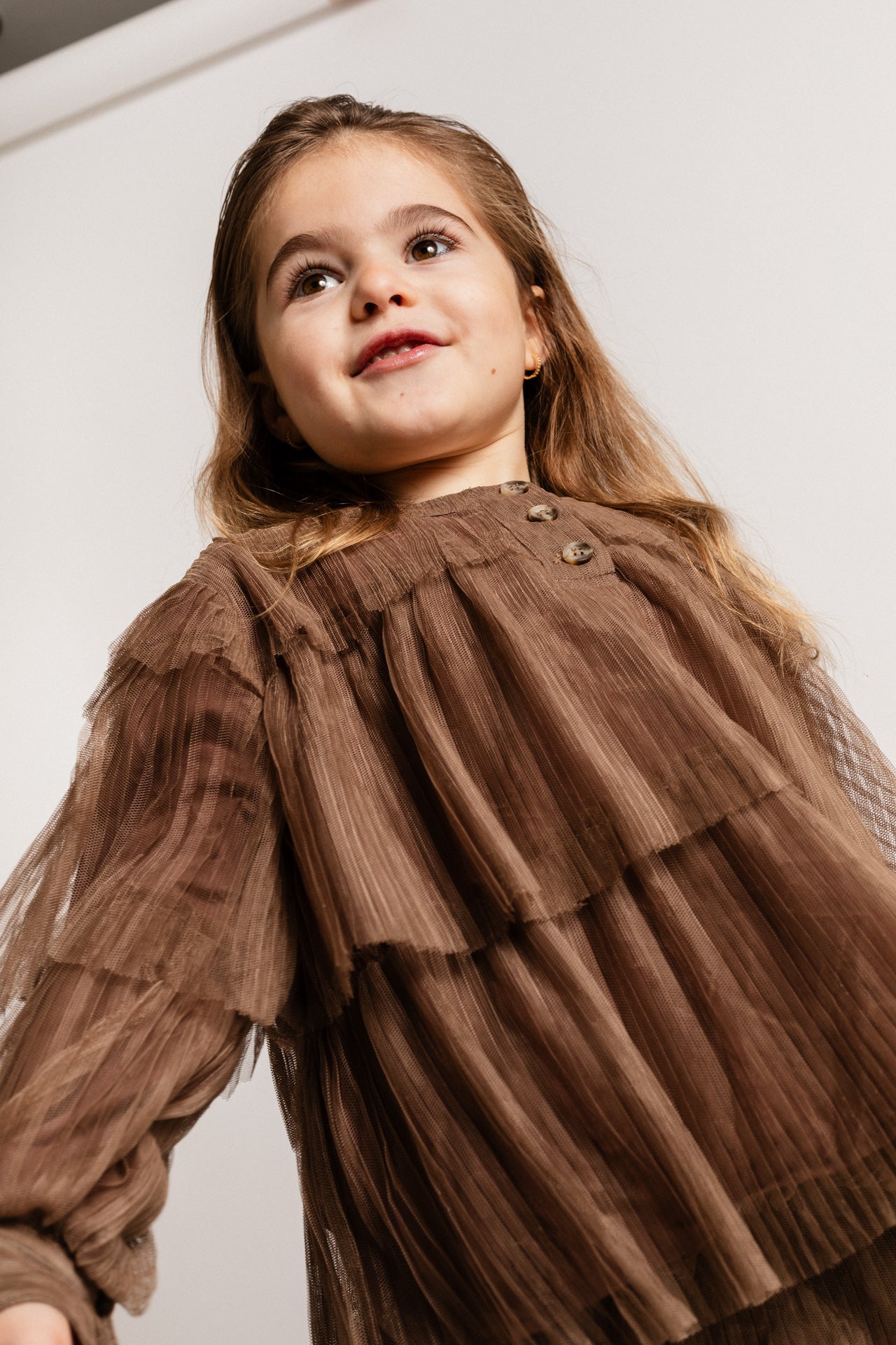 Baje Studio - blouse Meyrin - brown cacao