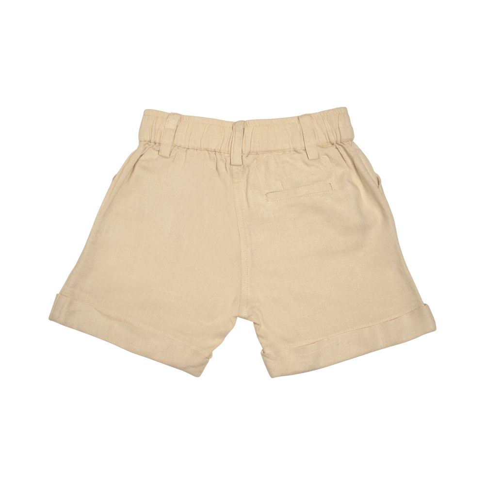 Linen short Mills - sand