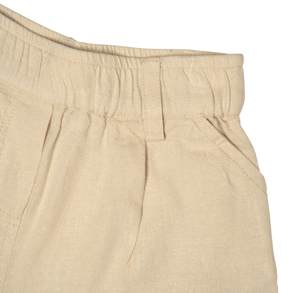 Linen short Mills - sand