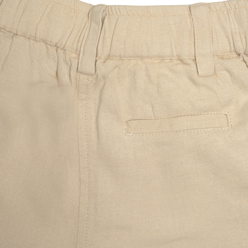Linen short Mills - sand