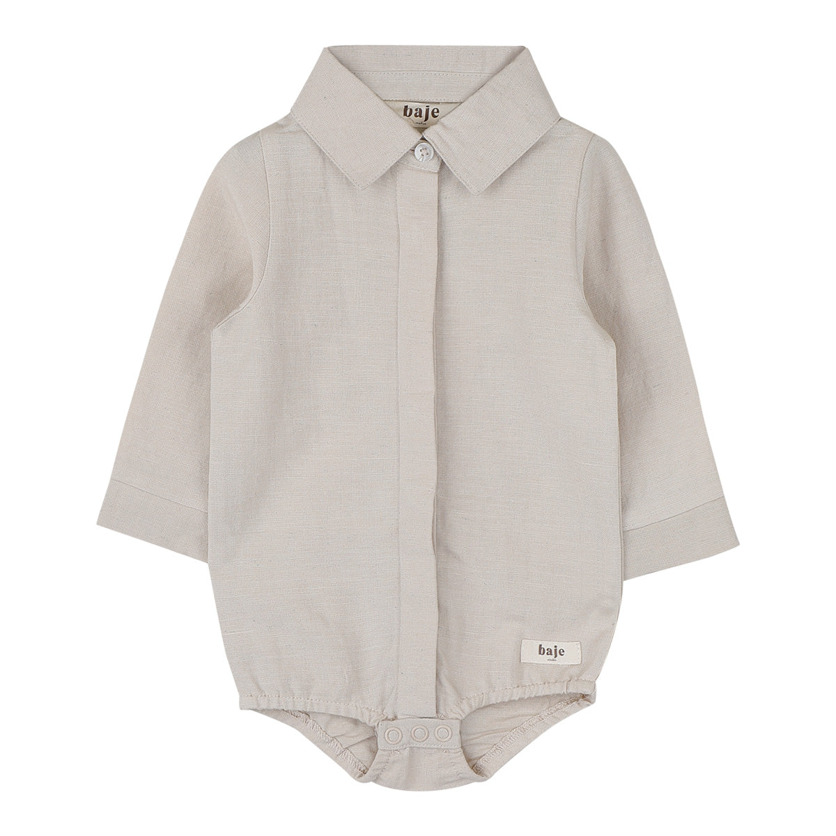 Baje Studio - linen bodysuit Miro - beige