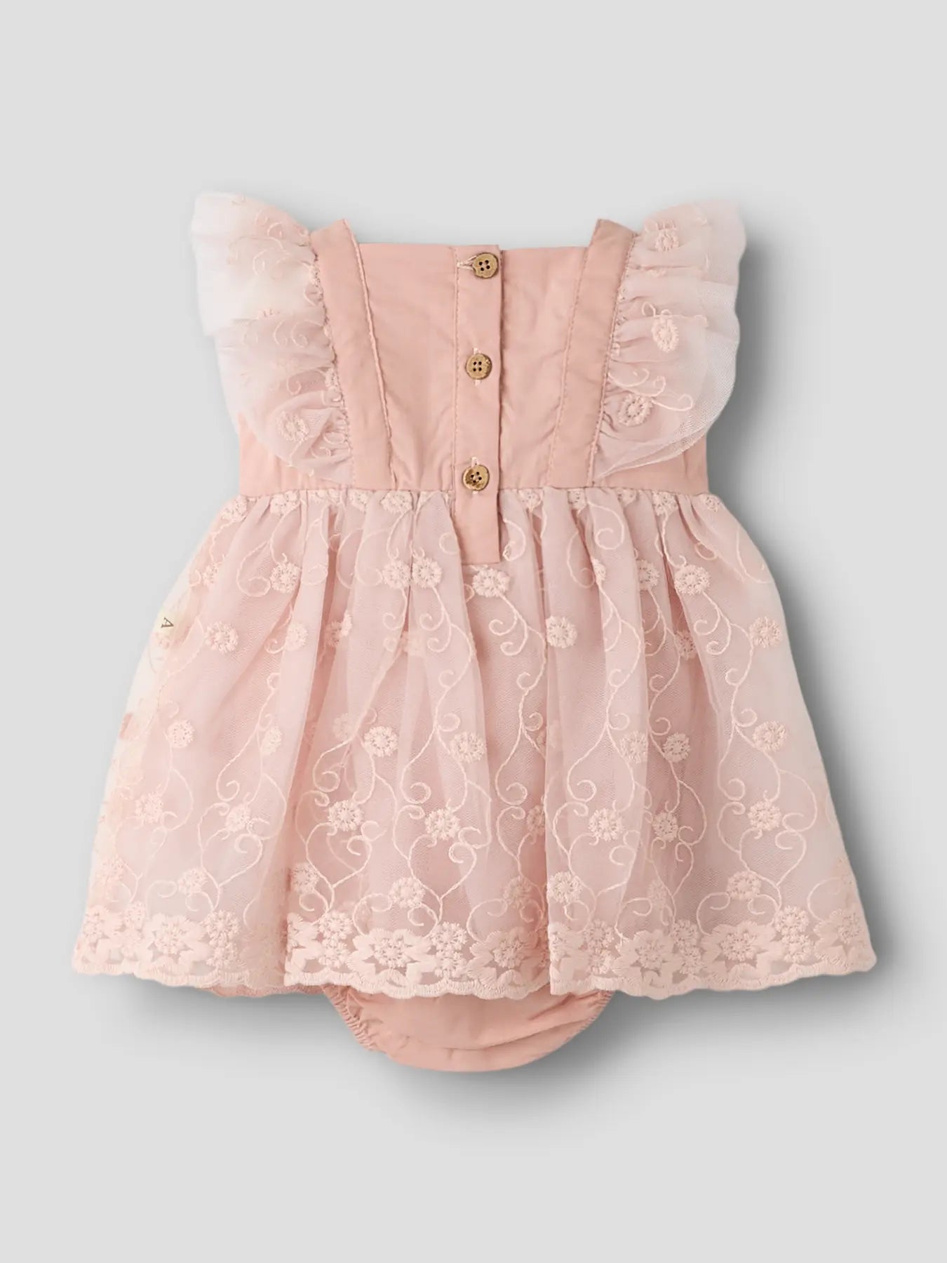Lil'Atelier - tule body dress - peach whip