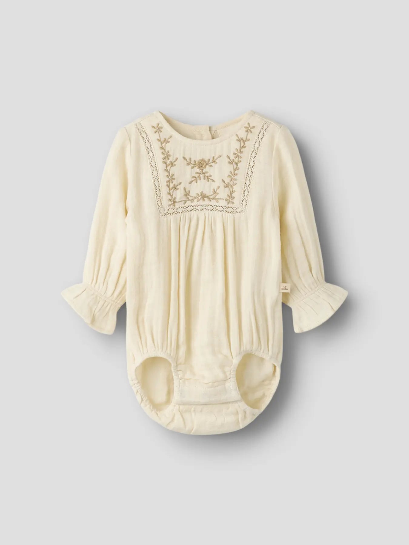 Lil'Atelier - woven shirt body - turtledove