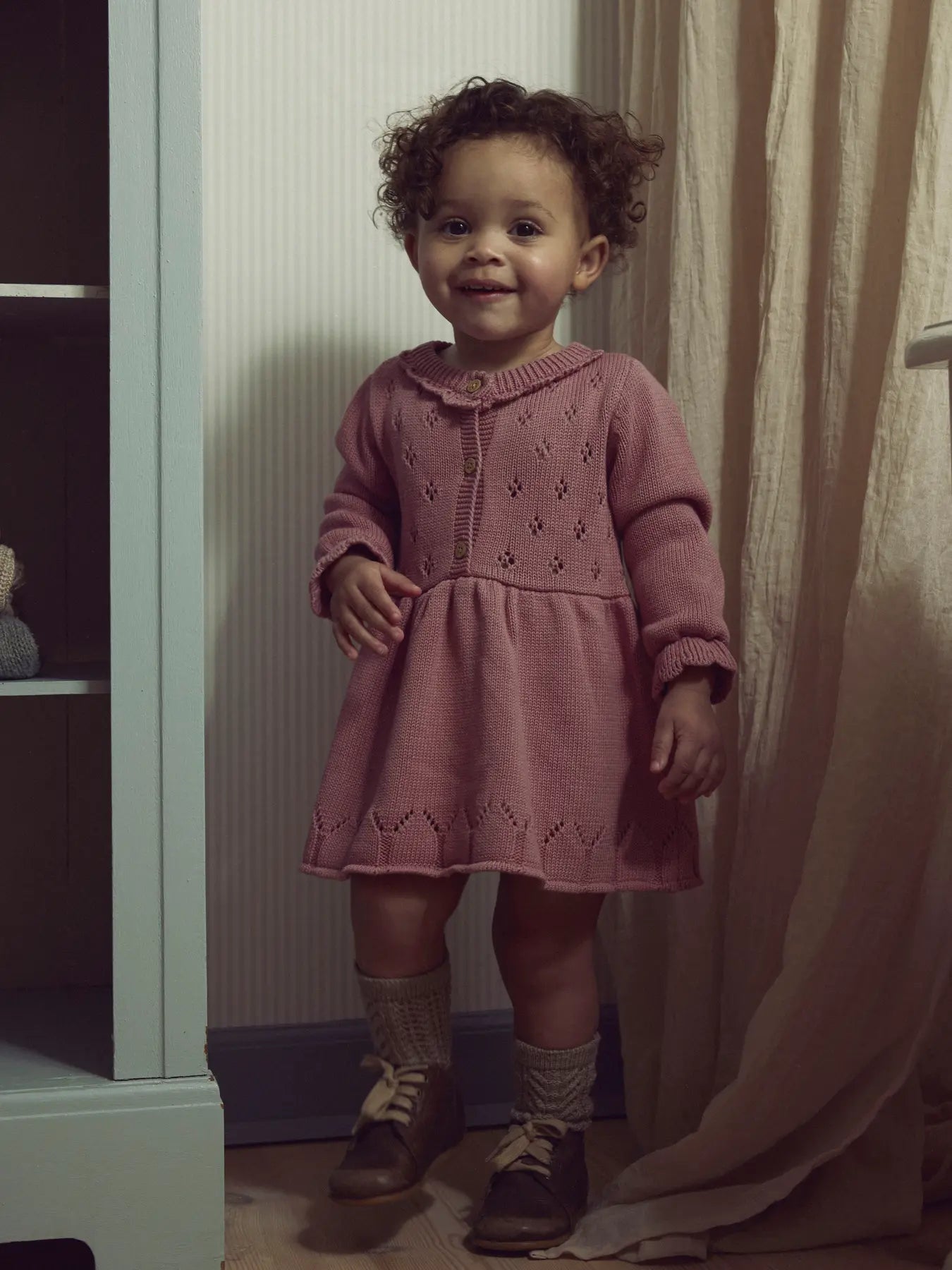 Lil'Atelier - knit dress Lia baby - nostalgia rose