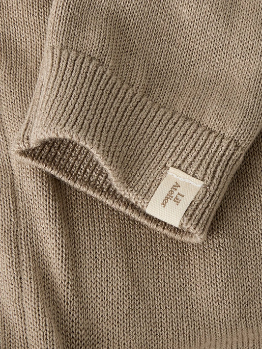 Lil'Atelier - knitted pants - oxford tan