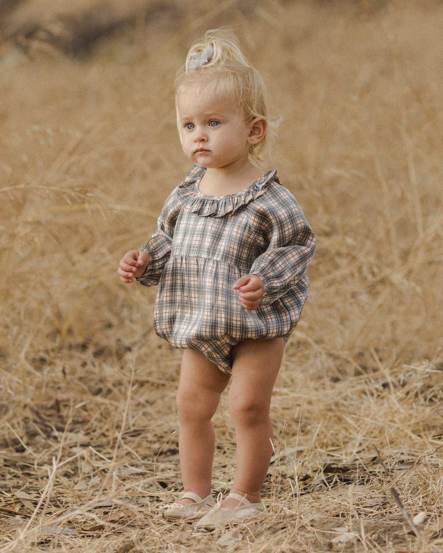 Romper Adeline - holiday plaid