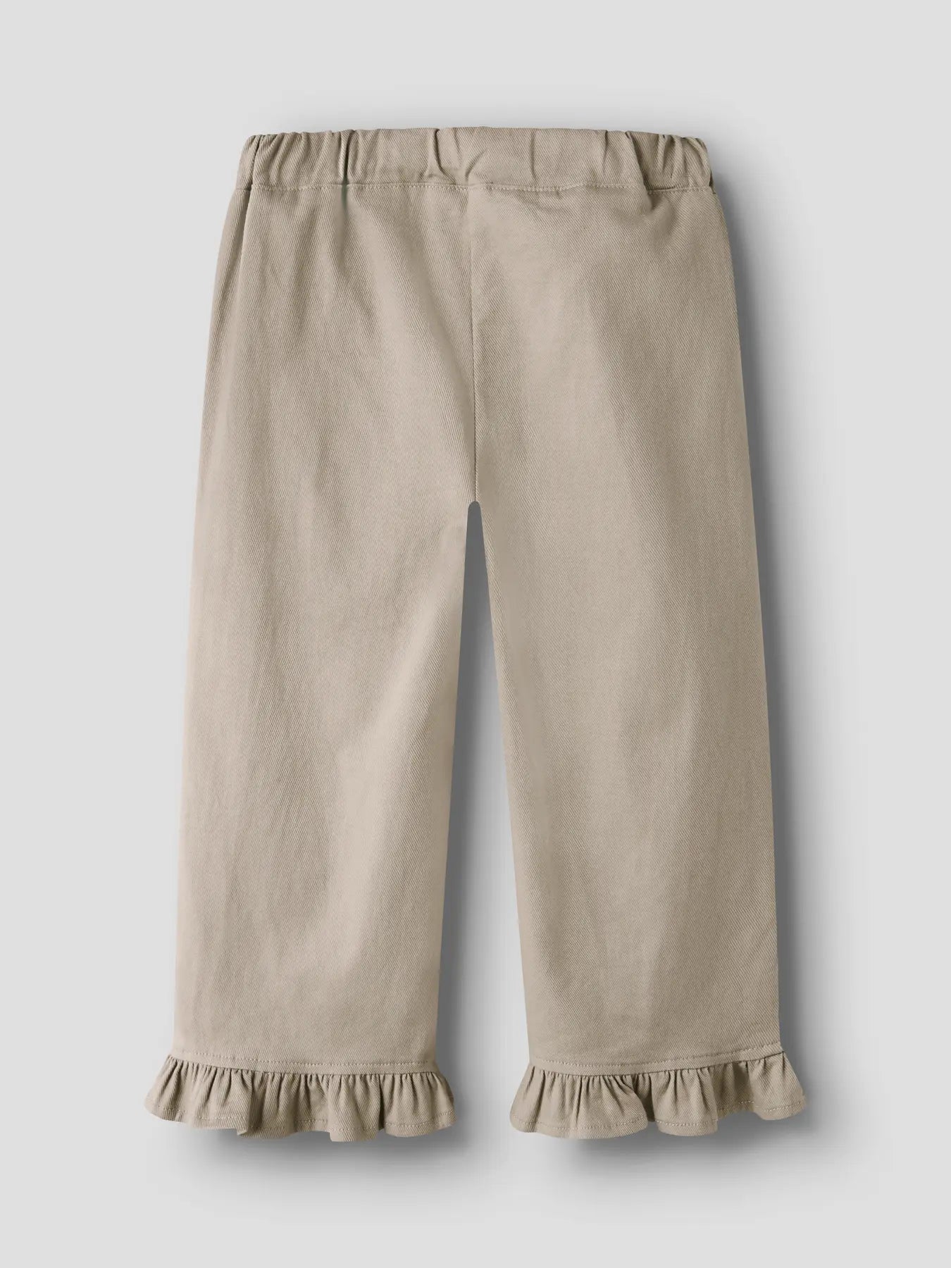 Lil'Atelier - wide leg twill pants girl - oxford tan