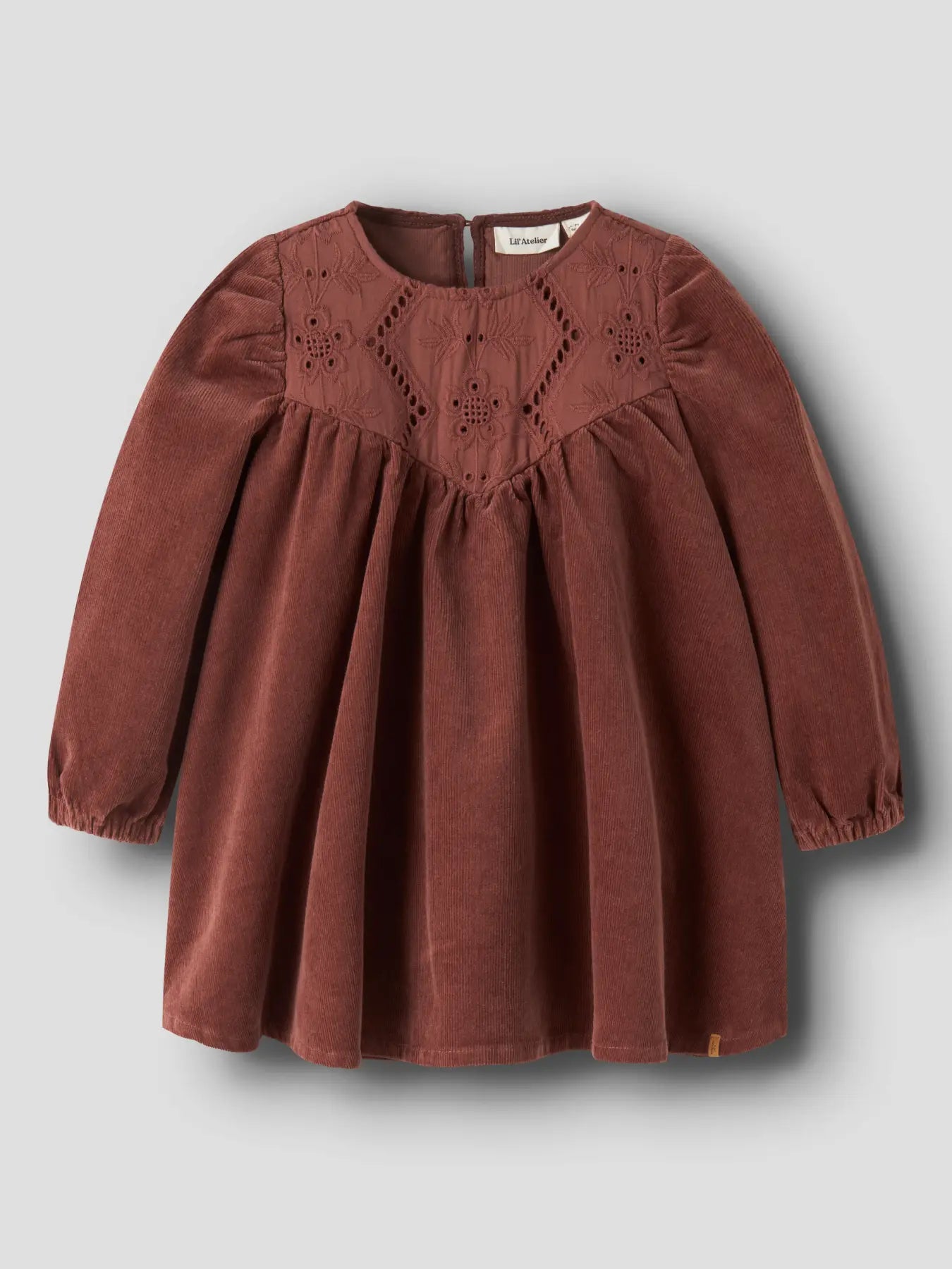 Lil'Atelier - corduroy dress Onellas - mahogany