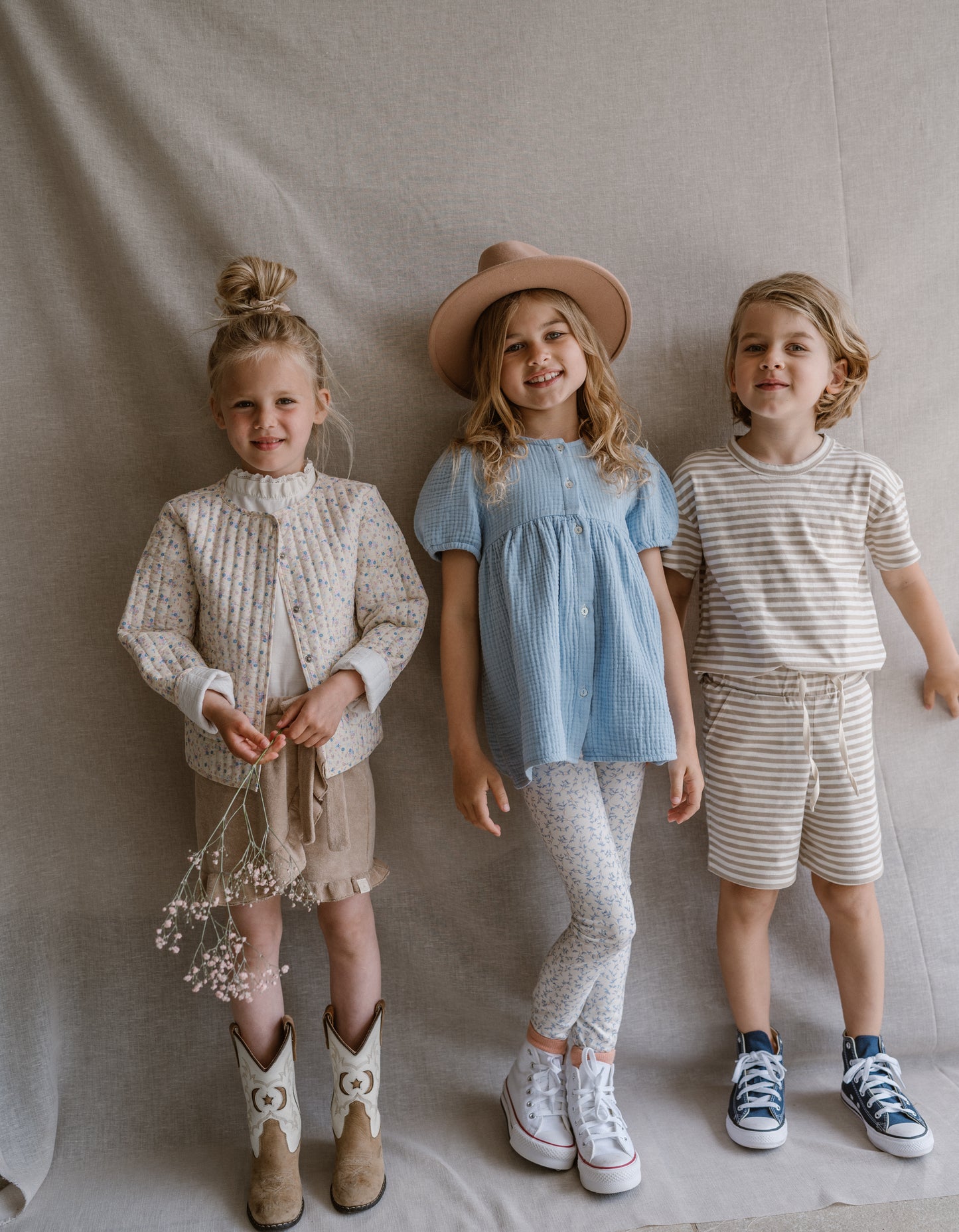 Navy Natural - legging blue leaves