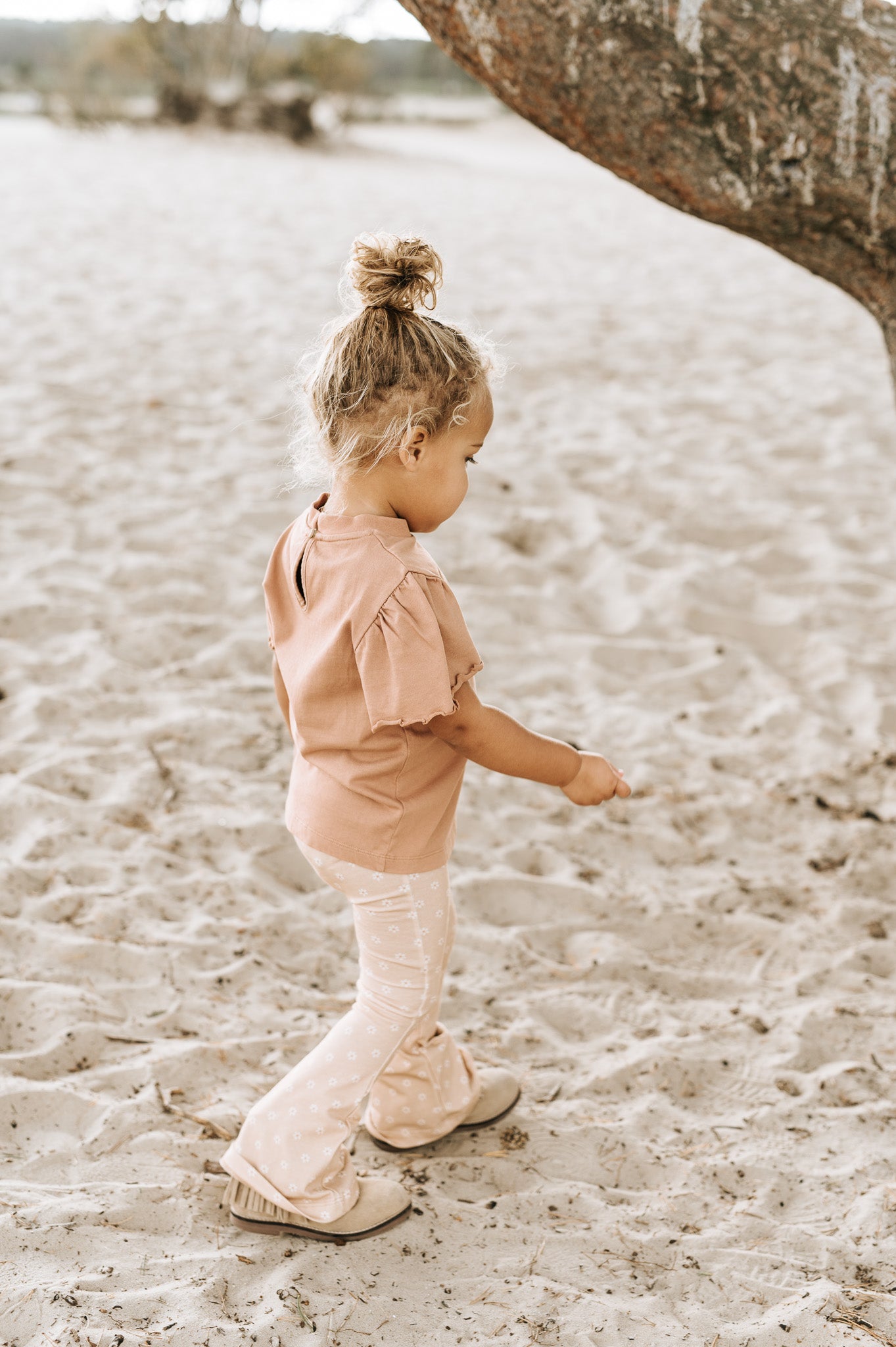 Ruffle top - cork