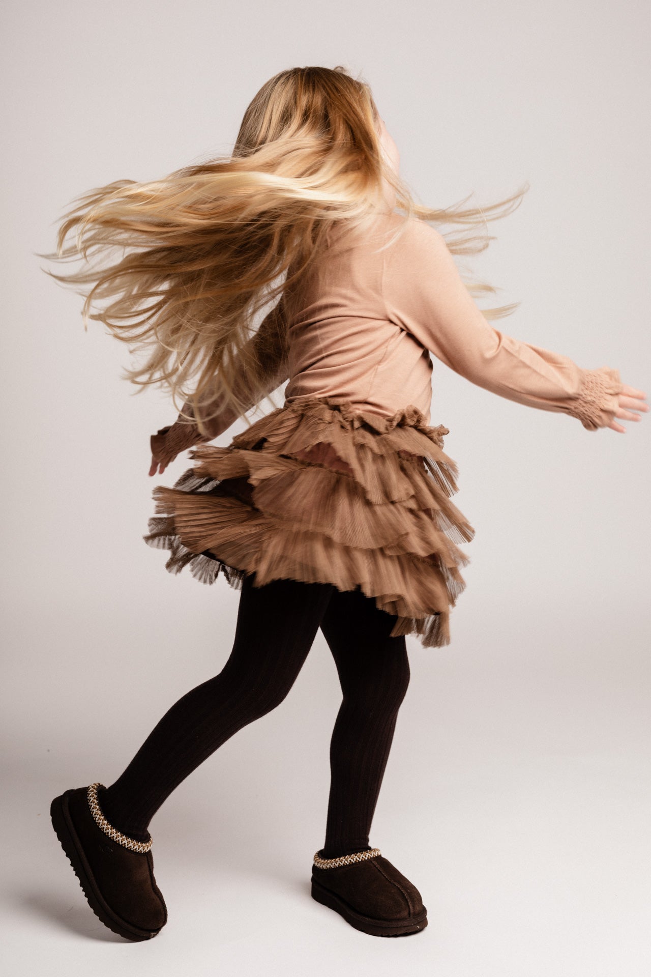 Baje Studio - skirt Novai - brown cacao