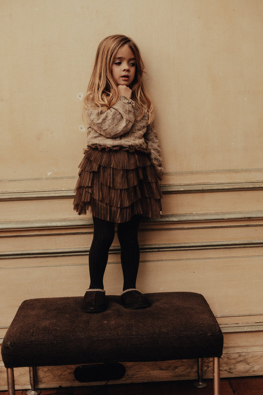 Baje Studio - skirt Novai - brown cacao