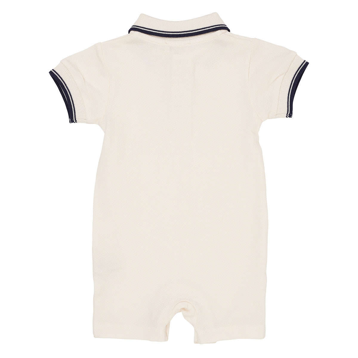 Copenhagen Colors - pique polo romper - cream