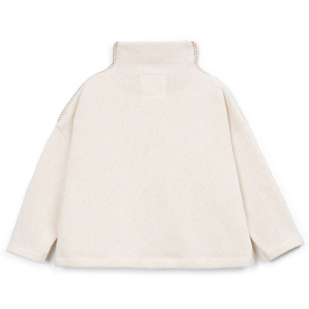 Play Up - turtle neck sweater - sketches beige