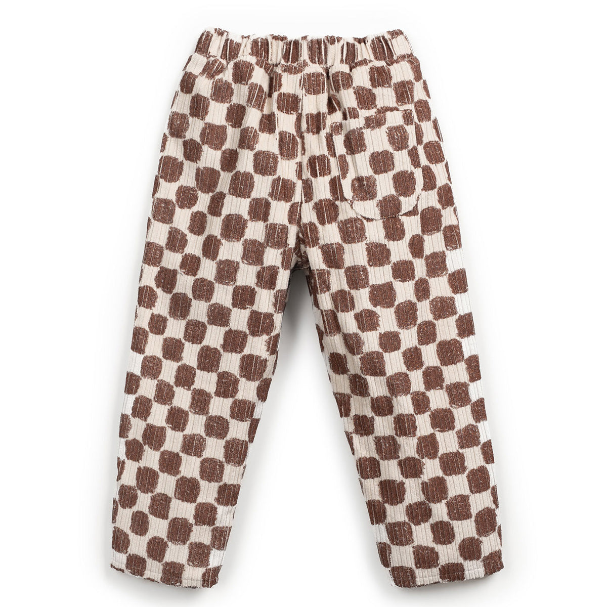 Play Up - corduroy trousers print - brown square