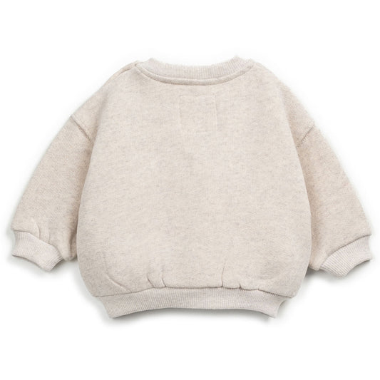 Play Up - fleece sweater - ecru