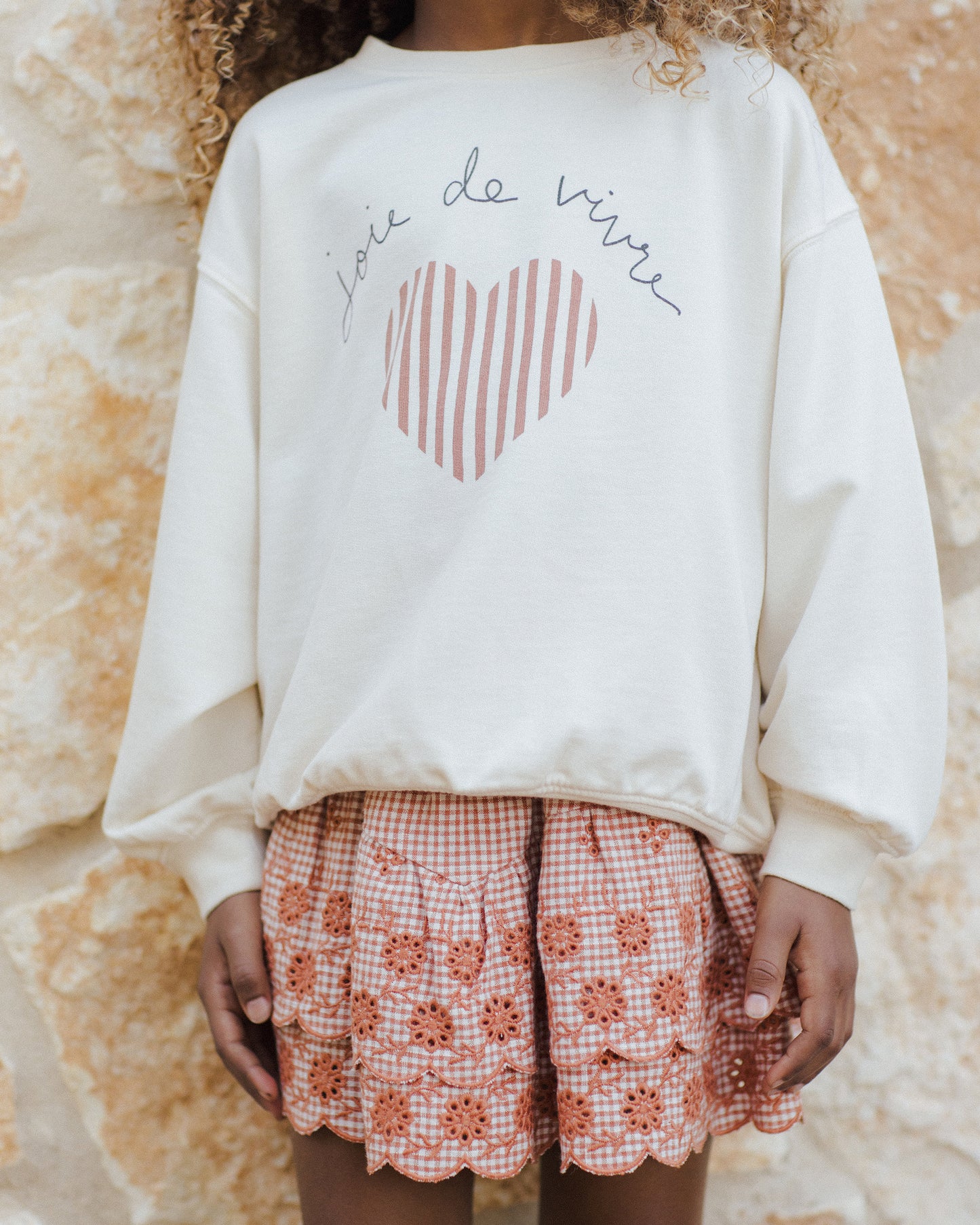Rylee + Cru - tiered mini skirt - poppy gingham