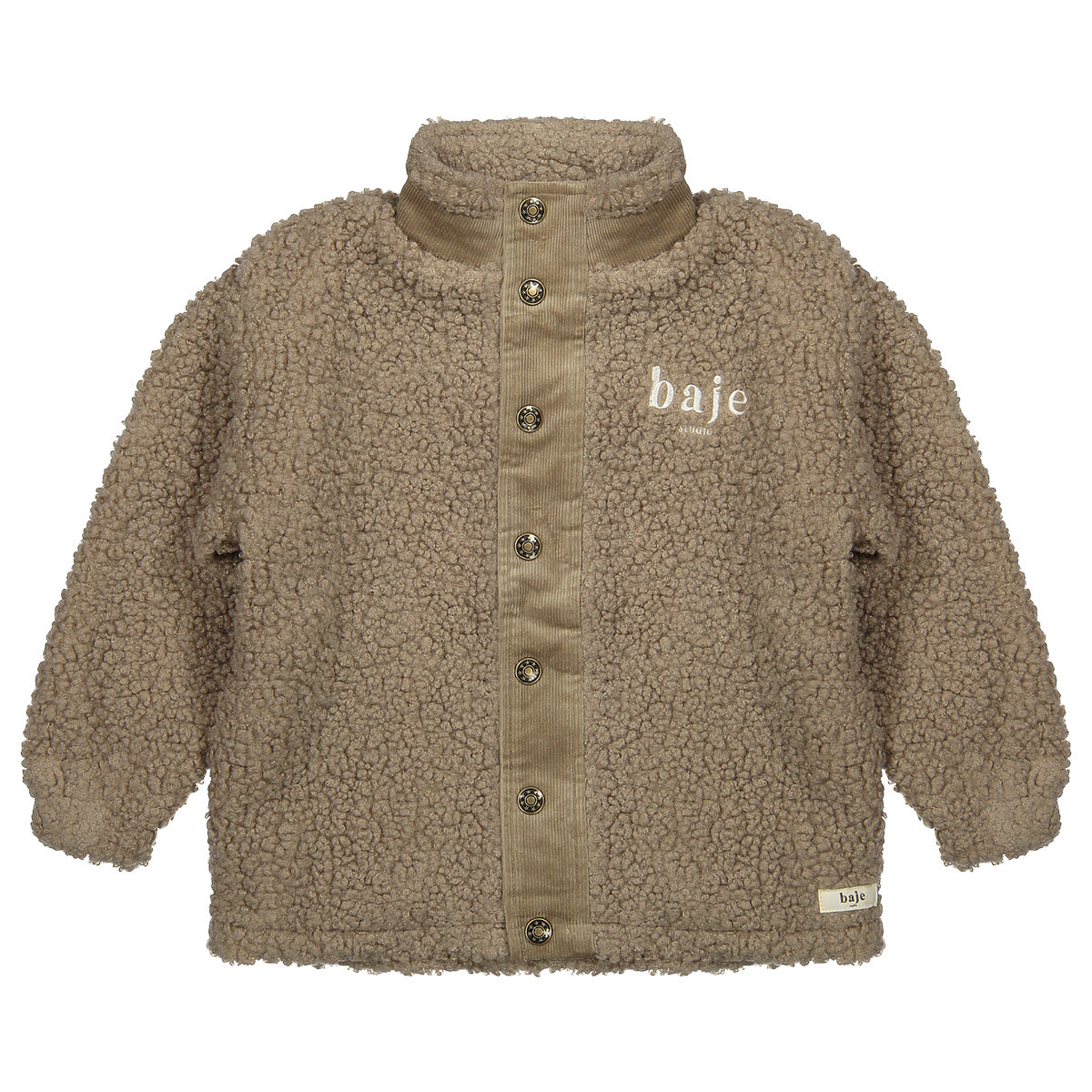 Baje Studio - teddy jacket Rances - brown cacao