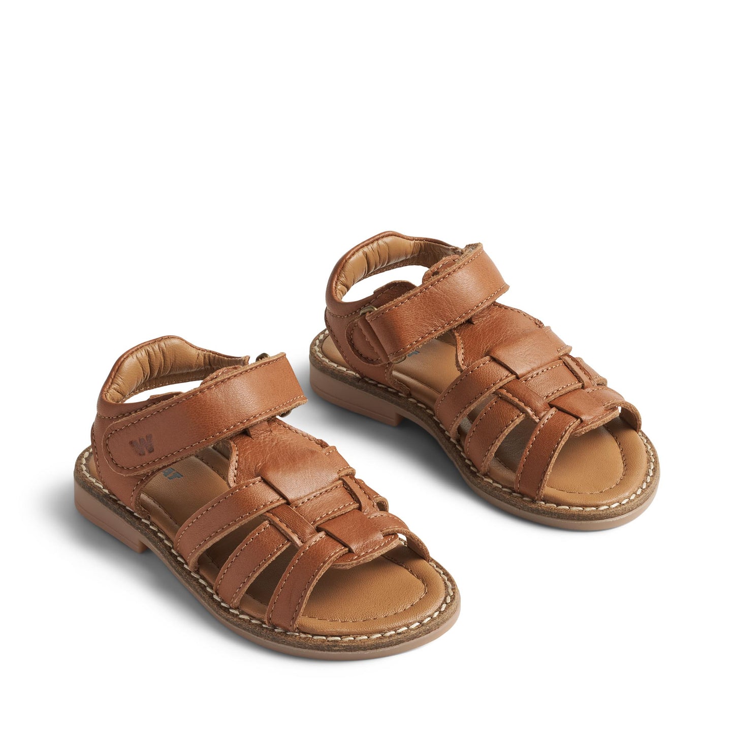 Wheat - sandal Stela - cognac leather