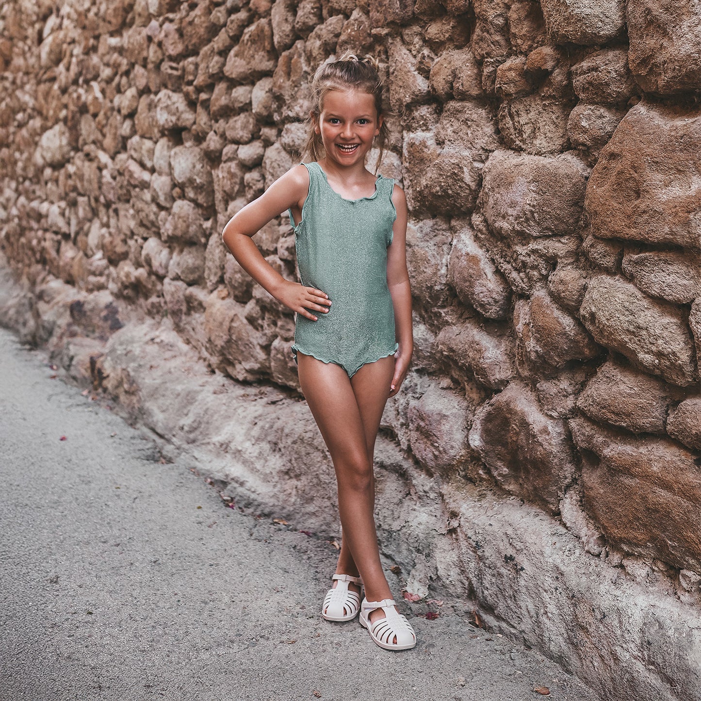 Salted Stories - glitter swimsuit - green bay