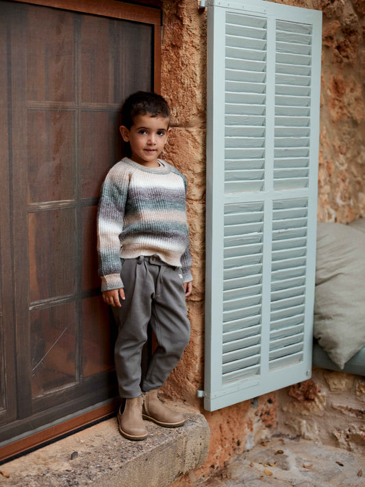 Baje Studio - pants Stone - grey steel dark