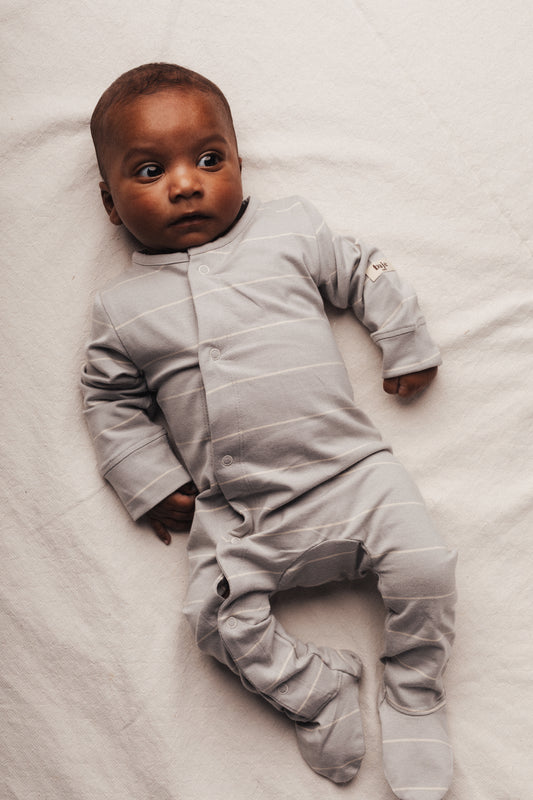 Baje Studio - striped bodysuit Olivier - blue steel