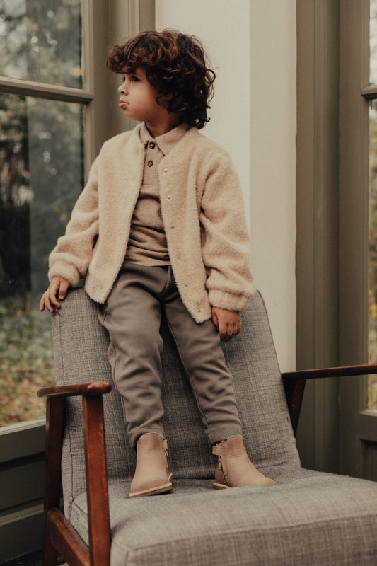 Baje Studio - wool jacket Sainte - sand desert