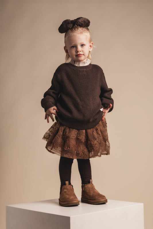 Baje Studio - skirt Salli - brown copper