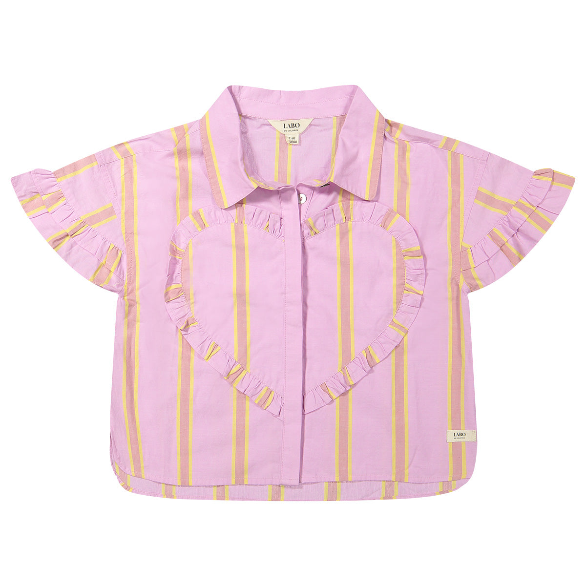 LABO - Blouse Santel - pink mulberry stripe