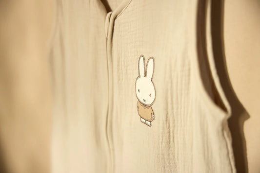 Jollein - slaapzak hydrofiel Miffy Family - beige