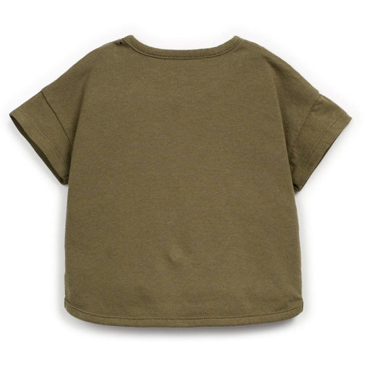 Play Up - T-shirt with chest pocket - green