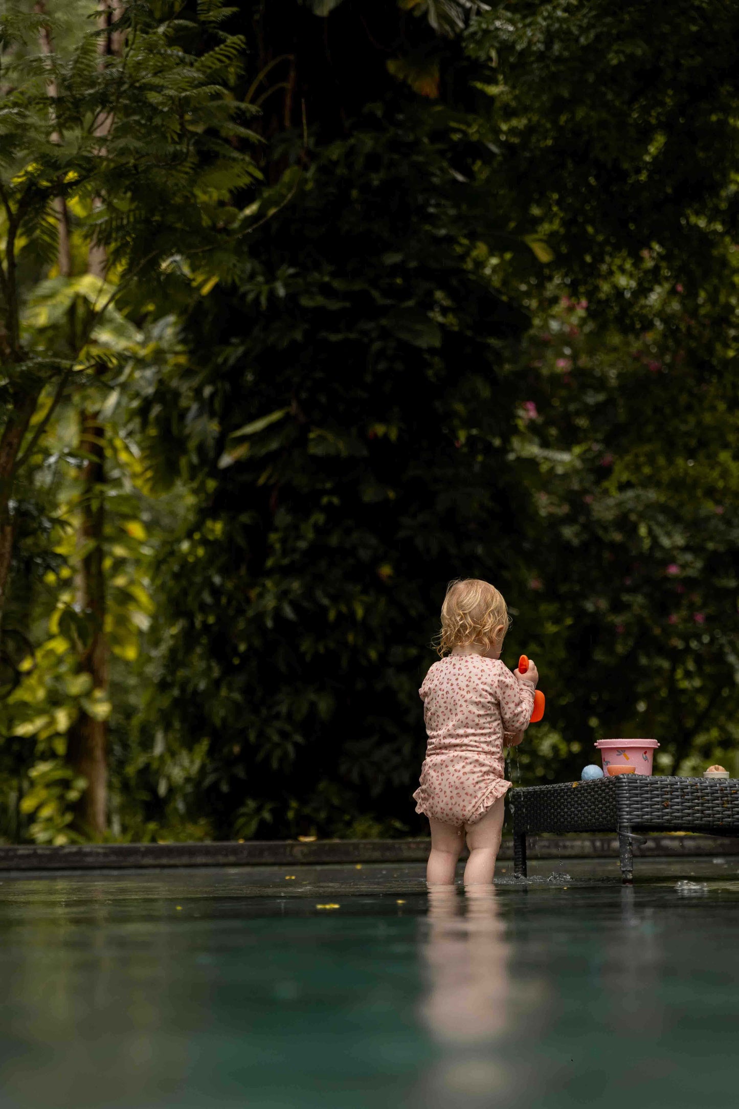 Swim Essentials - UV suit Leopard - old pink