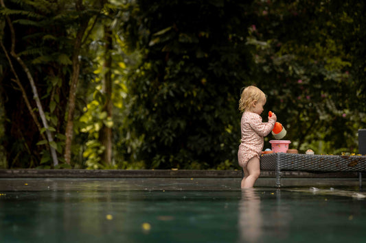 Swim Essentials - UV suit Leopard - old pink