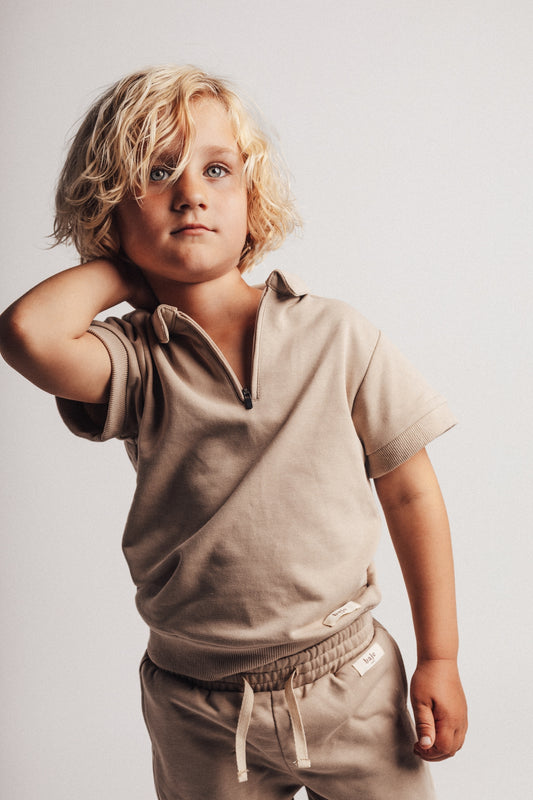 Baje Studio - polo Teba - taupe cafe