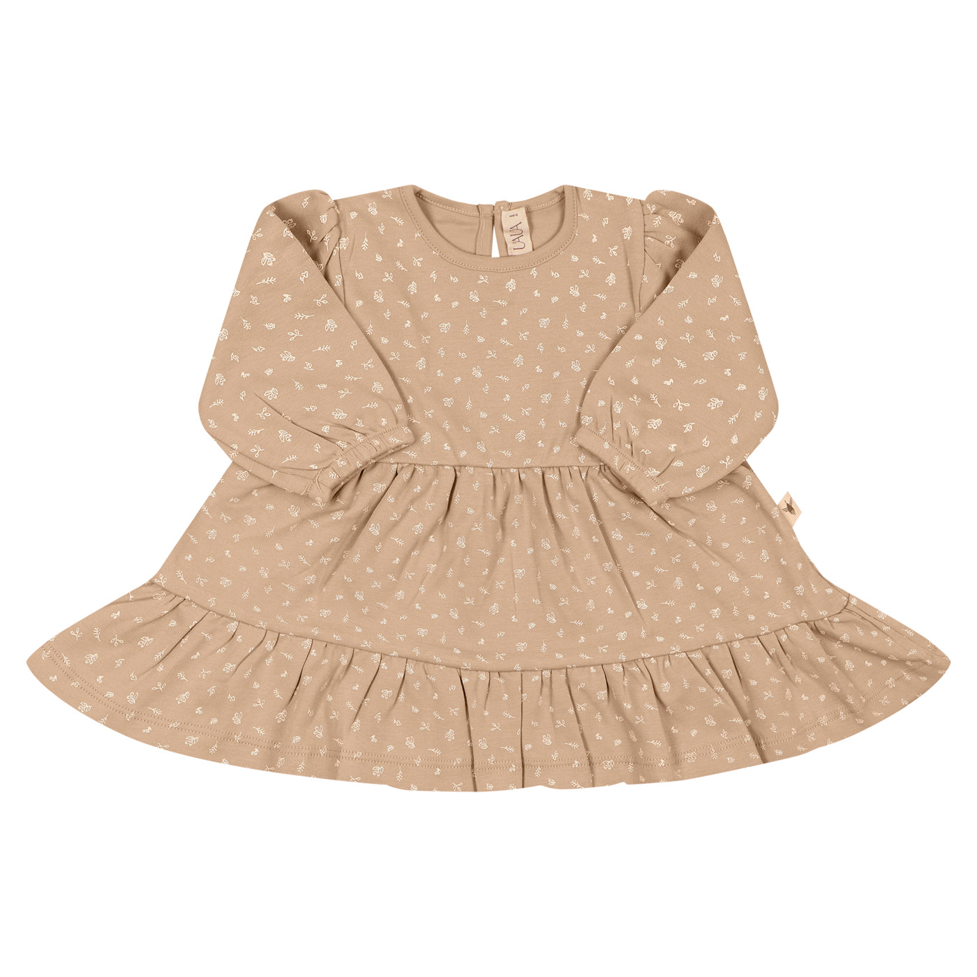 UAUA - tiered dress - rosa floral