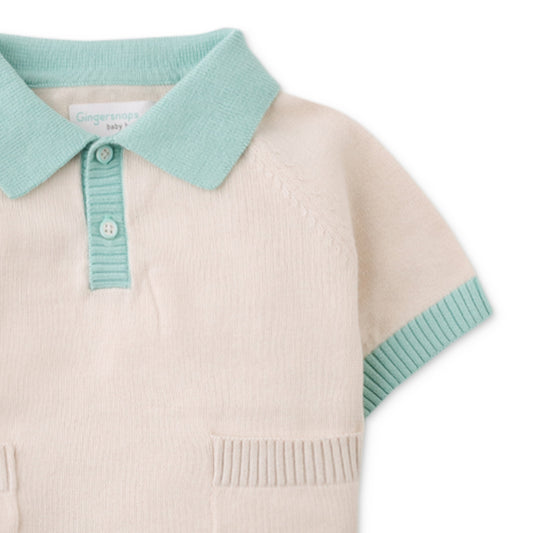 Gingersnaps - knitted polo Vico - crème