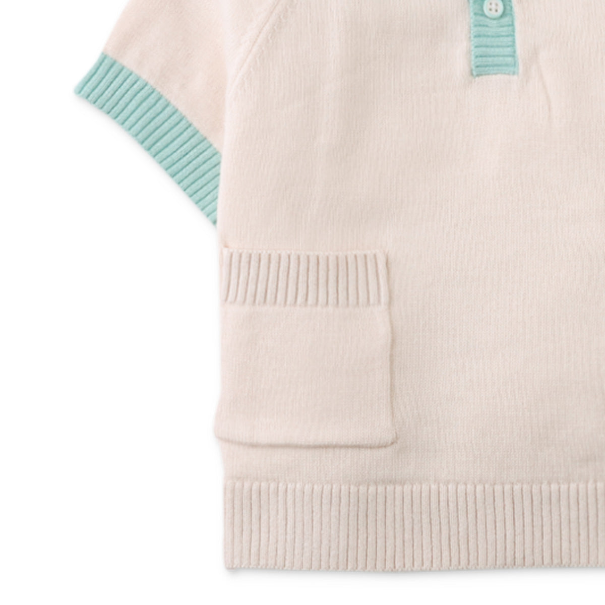 Gingersnaps - knitted polo Vico - crème