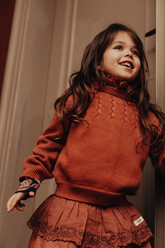 Baje Studio - sweater Vallon - red maroon