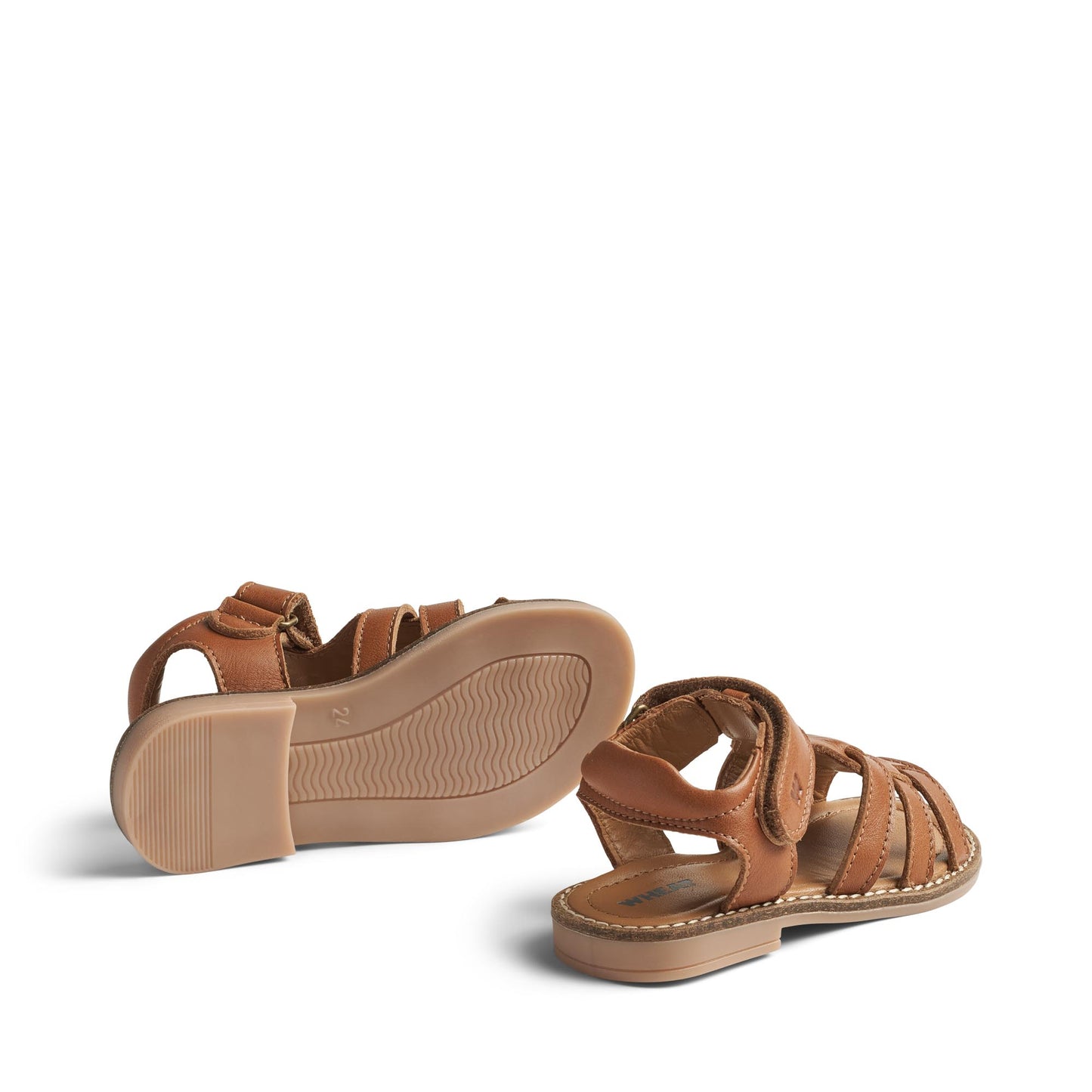 Wheat - sandal Stela - cognac leather