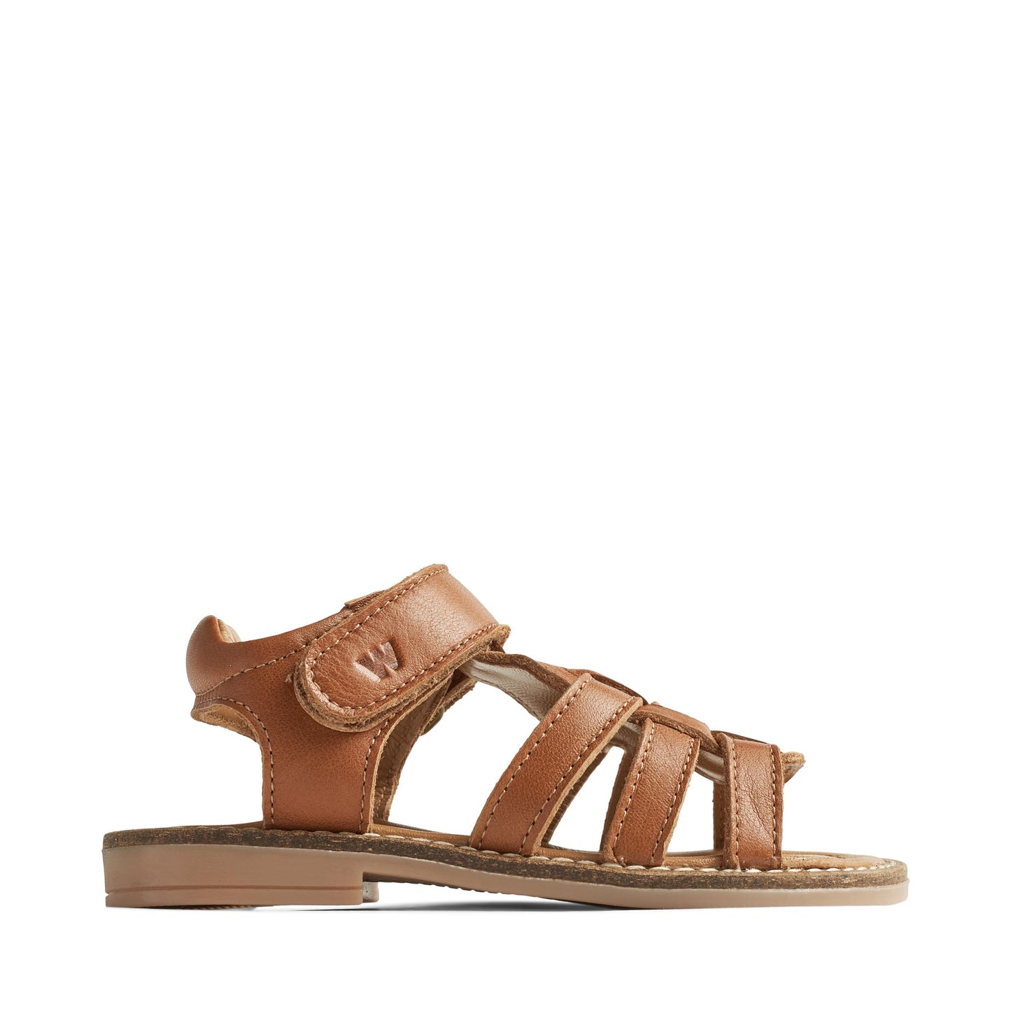 Wheat - sandal Stela - cognac leather