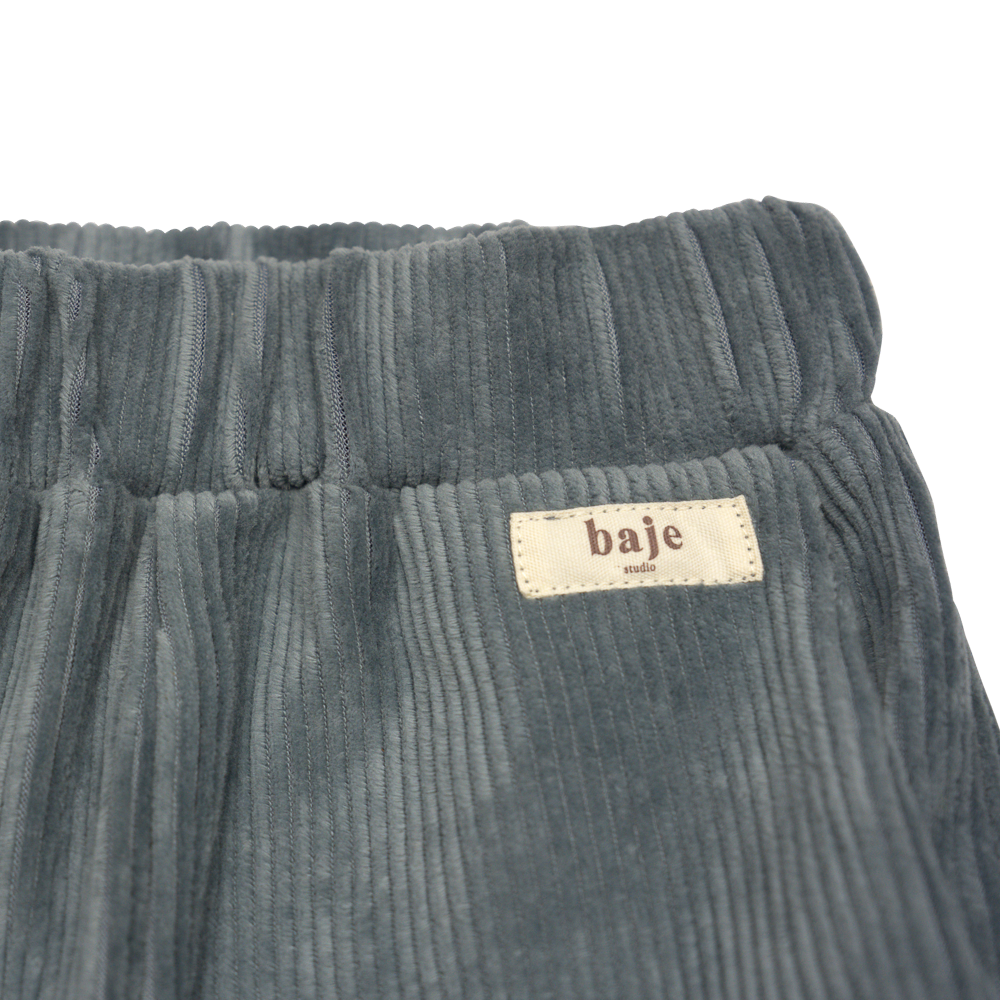 Baje Studio - corduroy pants Woolwich - greyish blue