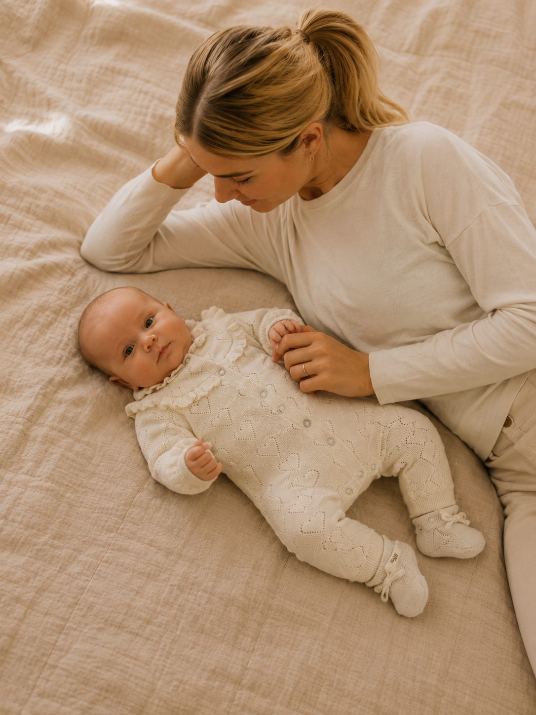 PREORDER - Baje Studio - jumpsuit Yoja - crème oat