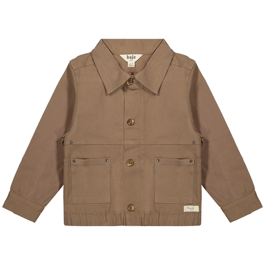 Baje Studio - cargo jacket Aubin - brown cacao