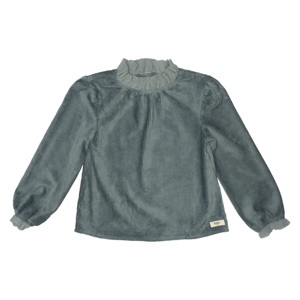 Rib longsleeve Avanti - greyish blue