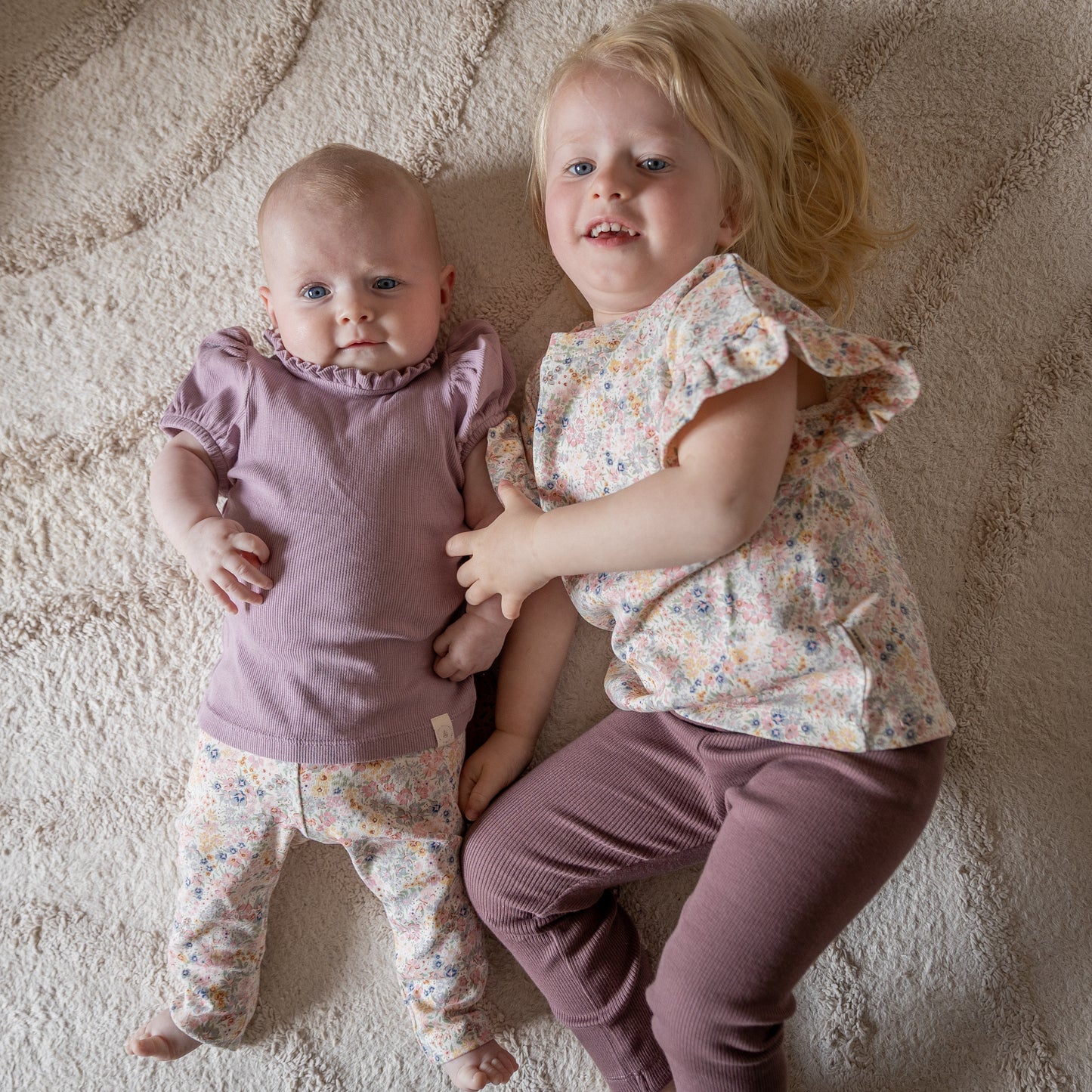 Riffle Amsterdam - legging Perr solid rib - mauve