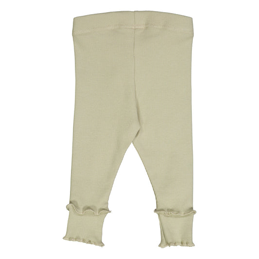 Müsli - rib legging - desert green